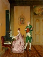 Interior With Musicians