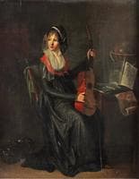 Young woman with guitar