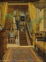 The Hallway with Potted Palms