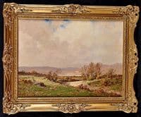 Moorland Landscape with Sheep