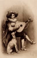 Musician and dog