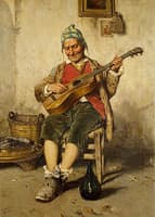 A Musician in an interior