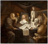 Old Man with a Vanitas Still Life