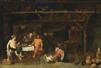 Philemon and Baucis Giving Hospitality to Jupiter and Mercury