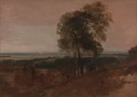 Landscape Study at Sunset