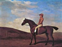 'Rosalette', a Bright Bay Filly, with Jockey up