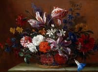 Still Life with a Basket of Flowers