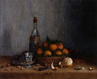 Still Life with Basket of Oranges