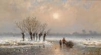 Wood Gatherers on the Ice