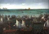 Battle between Dutch and Spanish Ships on the Haarlemmermeer
