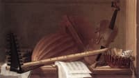 Still-life of musical instruments