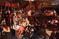 Queen Elizabeth, Viewing the Performance of 'The Merry Wives of Windsor' at the Globe Theatre