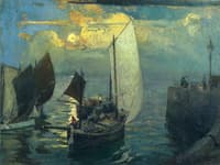 Harbor by Moonlight, St. Ives