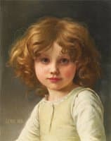 Young Girl with Curly Hair