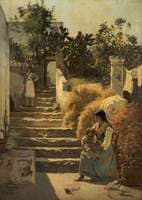 Scene in Capri, Italy
