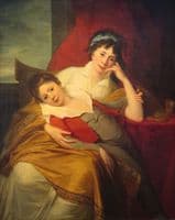 Portrait of Catherine Muravyova with Her Son Nikita Muravyov