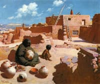 Zuni Pottery Painter