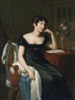 Portrait of the Irish Novelist Lady Sydney Morgan