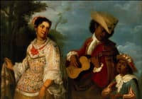 De mulatto y mestiza