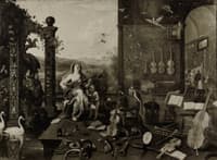 Music allegory, pastiche unknown artist