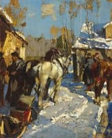 Travellers Outside a Tavern