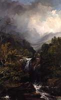 Highland Landscape with a Waterfall