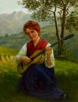 Madchen mit Gitarre