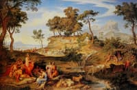 Landschaft mit Apoll unter den Hirten