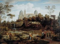 S. Maria Maggiore vom Garten der Villa Negroni