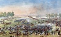 The Battle on 23 October 1812 near Jaroslawetz on the River Lusha