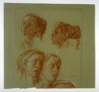 Four Studies of a Fishergirl of Equihen