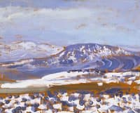 Welsh Mountains in Snow