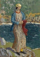 Woman by a Riverbank