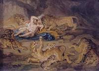 Daniel in the Lion's Den (sketch)