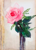 Still-life with a Pink Rose