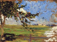Landscape with Apple Tree