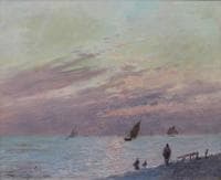 The Beach at Saint Adresse, France