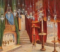 Bethlehem, Interior of the Nativity Chapel