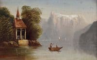 View of the Tell Chapel on Lake Lucerne