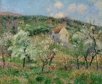 Hill at Chou, Springtime, France