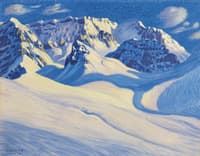 Winter near Adelboden