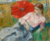 The Red Parasol