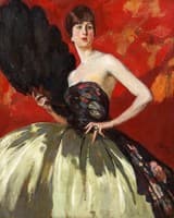 Lady with a Fan