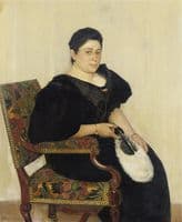 Woman with Fan