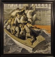 Pirates boarding Ship
