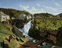 Wildbad Gastein with its magnificent waterfall