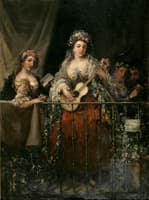 Majas al balcón