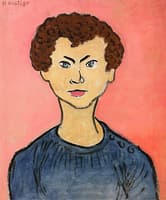 Portrait with Curley Hair, Sweater (Allan Stein)