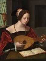 Magdalena with lute