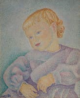 Enfant à la Robe Mauve